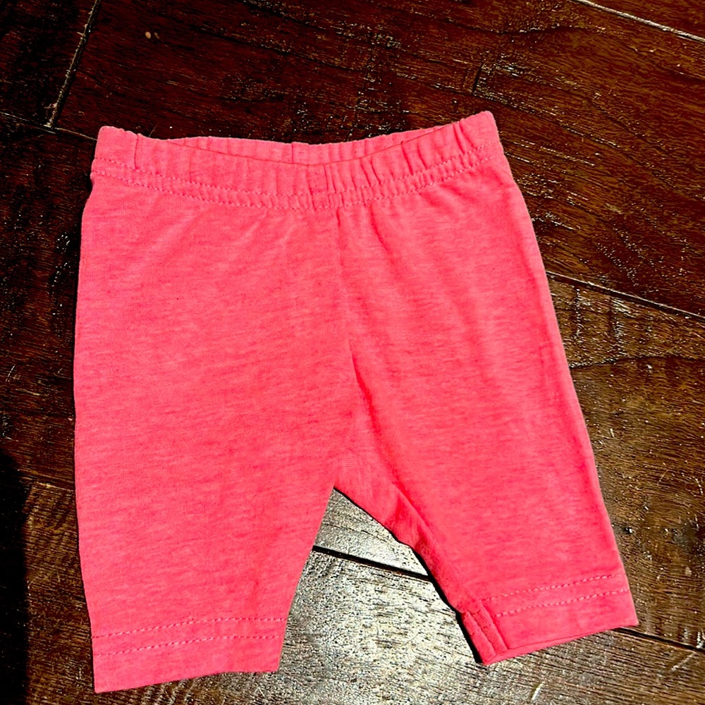 Biker shorts baby 3m hot pink